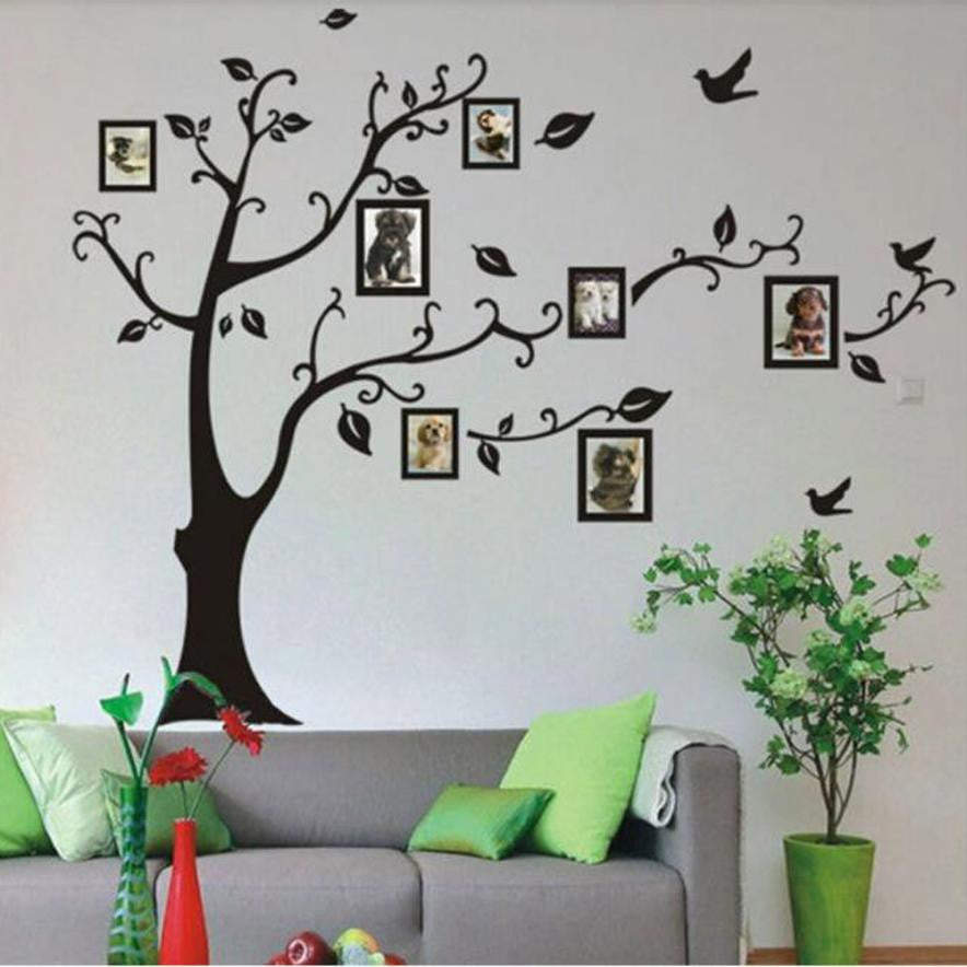 2016 New wall stickers for kids room decorations Frame Tree Wall Stickers Vinyl Home Stickers XT - TIKITAKA Accessories 