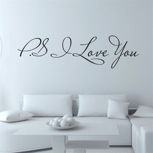 Fashion I Love You Removable Art Vinyl Mural Home Room Decor Wall Stickers   Suzie - TIKITAKA Accessories 