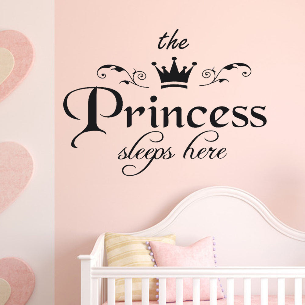 wall stickers home decor The Princess Decal Living Room Bedroom Vinyl Carving Wall Decal Sticker - TIKITAKA Accessories 